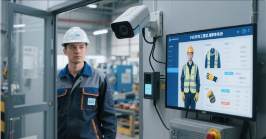 已裝攝像頭接入工服穿戴監(jiān)測預警系統(tǒng)